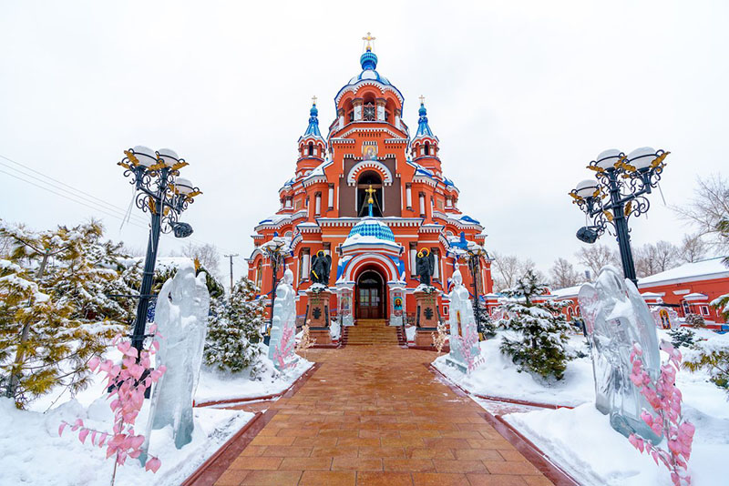 удивительной красоты православный храм
